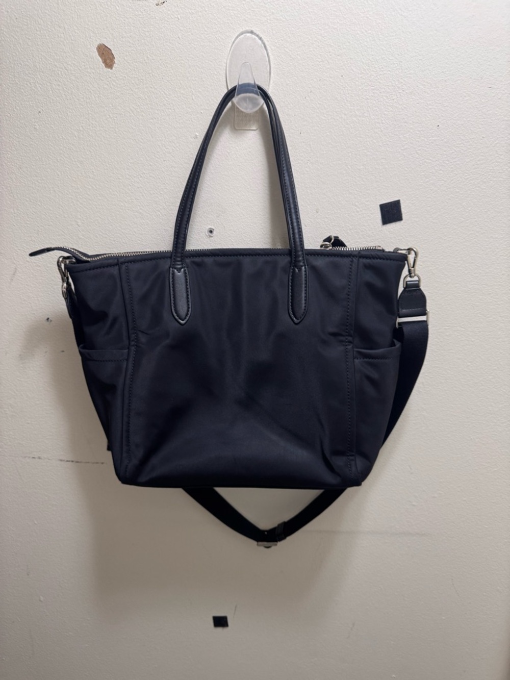 kate spade black nylon tote with crossbody strap - Picture 5 of 5